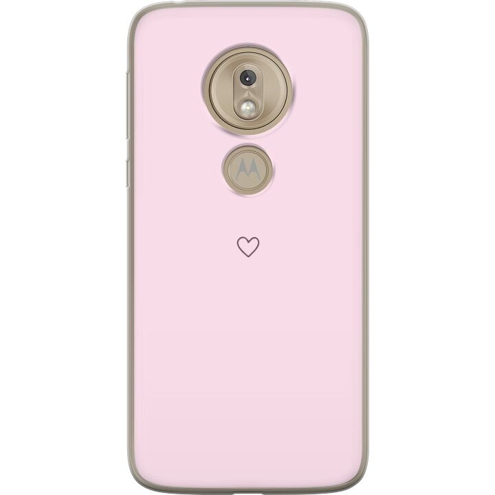 Mobile case for Motorola Moto G7 Play with Heart design in the group SMARTPHONE & TABLETS / Phone cases / Motorola at TP E-commerce Nordic AB (A55467)