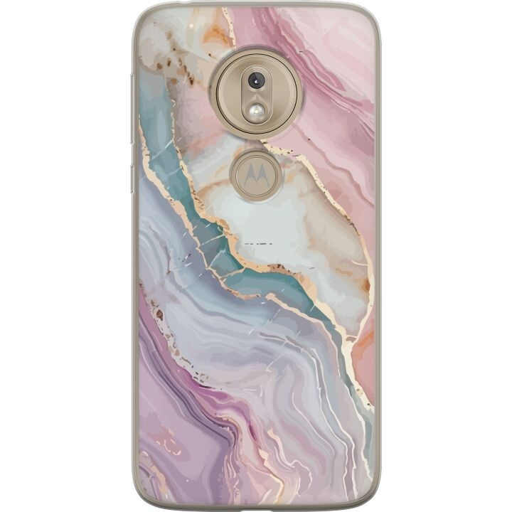 Mobile case for Motorola Moto G7 Play with Marble design in the group SMARTPHONE & TABLETS / Phone cases / Motorola at TP E-commerce Nordic AB (A55470)