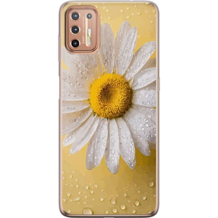 Mobile case for Motorola Moto G9 Plus with Porslinsblomma design in the group SMARTPHONE & TABLETS / Phone cases / Motorola at TP E-commerce Nordic AB (A55529)