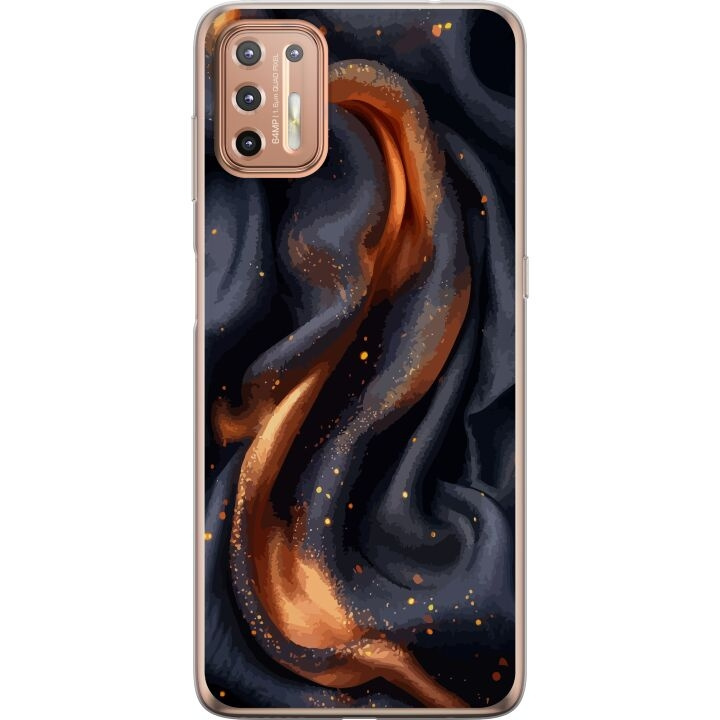 Mobile case for Motorola Moto G9 Plus with Fiery silk design in the group SMARTPHONE & TABLETS / Phone cases / Motorola at TP E-commerce Nordic AB (A55530)