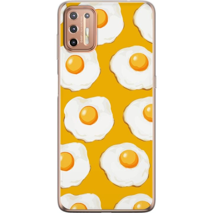 Mobile case for Motorola Moto G9 Plus with Fried egg design in the group SMARTPHONE & TABLETS / Phone cases / Motorola at TP E-commerce Nordic AB (A55531)