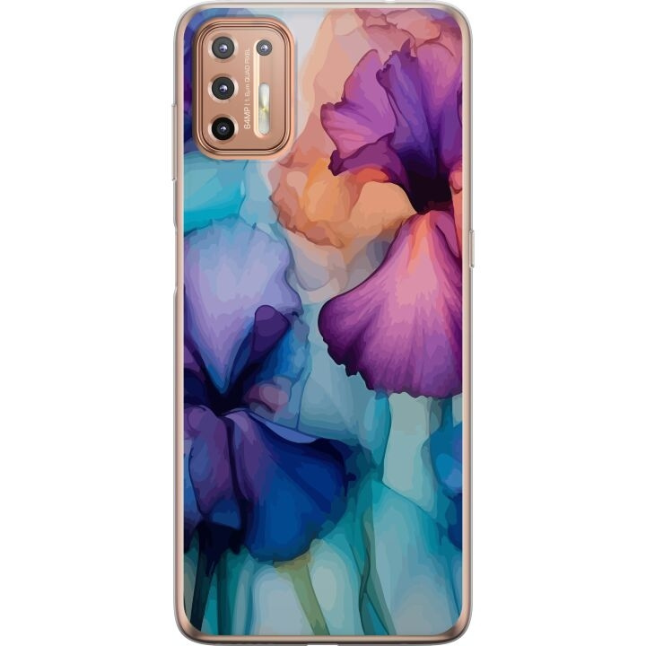 Mobile case for Motorola Moto G9 Plus with Magical flowers design in the group SMARTPHONE & TABLETS / Phone cases / Motorola at TP E-commerce Nordic AB (A55532)