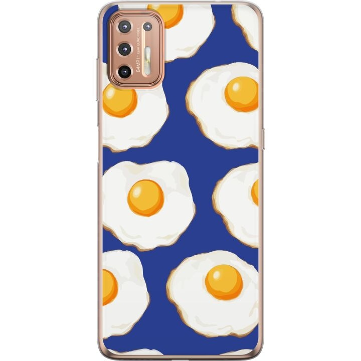 Mobile case for Motorola Moto G9 Plus with Fried eggs design in the group SMARTPHONE & TABLETS / Phone cases / Motorola at TP E-commerce Nordic AB (A55535)