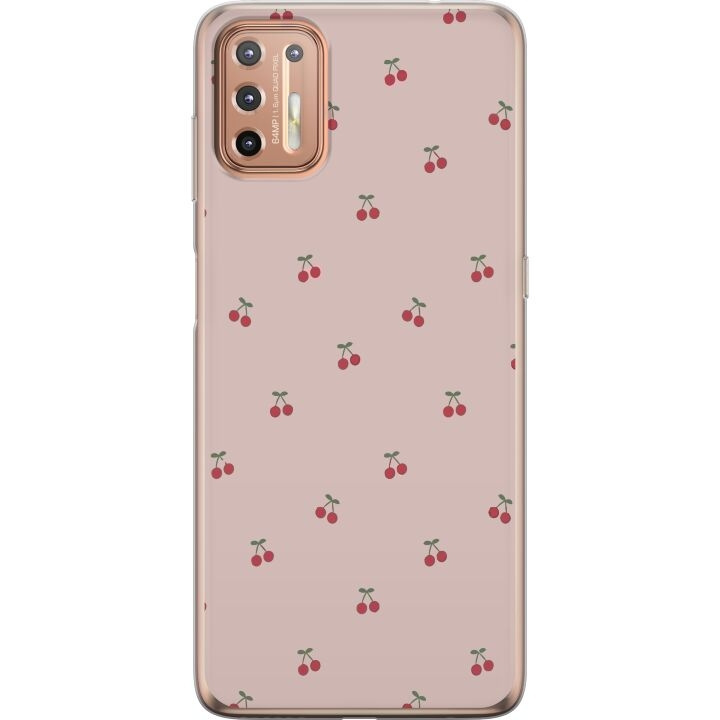 Mobile case for Motorola Moto G9 Plus with Cherry design in the group SMARTPHONE & TABLETS / Phone cases / Motorola at TP E-commerce Nordic AB (A55536)