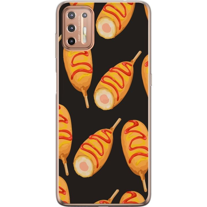 Mobile case for Motorola Moto G9 Plus with Chicken drumstick design in the group SMARTPHONE & TABLETS / Phone cases / Motorola at TP E-commerce Nordic AB (A55538)