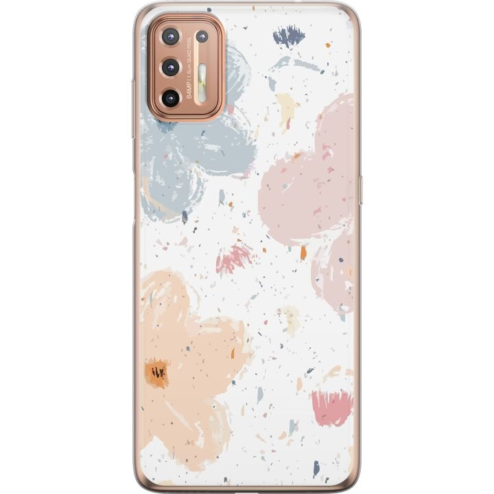 Mobile case for Motorola Moto G9 Plus with Flowers design in the group SMARTPHONE & TABLETS / Phone cases / Motorola at TP E-commerce Nordic AB (A55541)