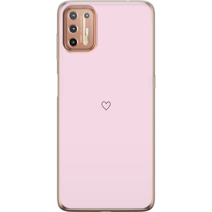 Mobile case for Motorola Moto G9 Plus with Heart design in the group SMARTPHONE & TABLETS / Phone cases / Motorola at TP E-commerce Nordic AB (A55548)