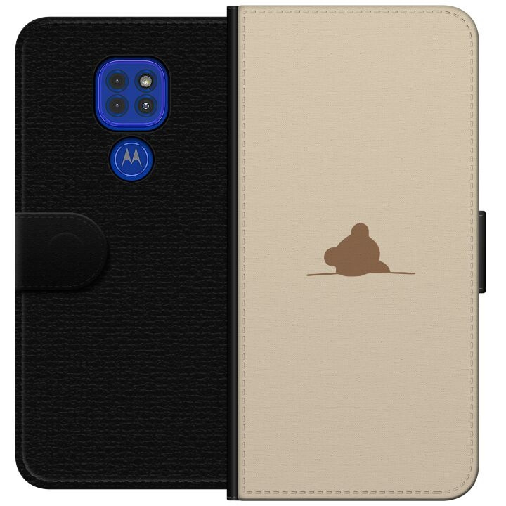 Wallet case for Motorola Moto G9 Play with Nalle design in the group SMARTPHONE & TABLETS / Phone cases / Motorola at TP E-commerce Nordic AB (A55603)