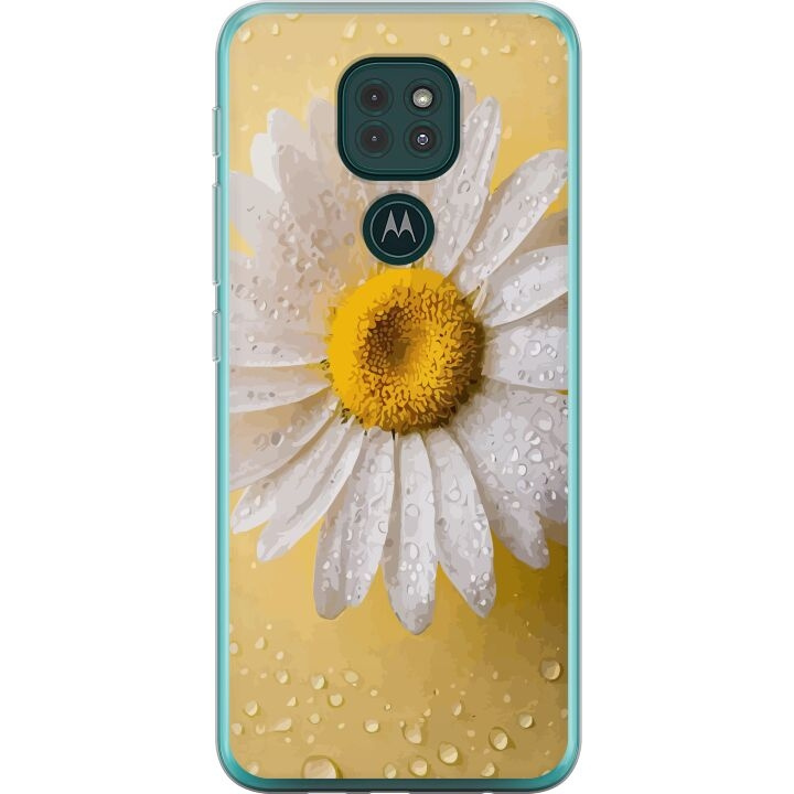 Mobile case for Motorola Moto G9 Play with Porslinsblomma design in the group SMARTPHONE & TABLETS / Phone cases / Motorola at TP E-commerce Nordic AB (A55610)