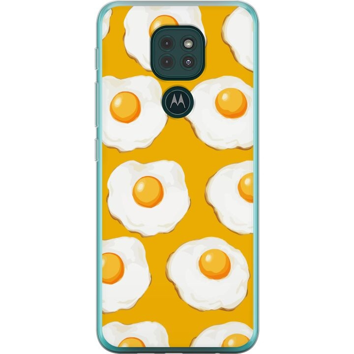 Mobile case for Motorola Moto G9 Play with Fried egg design in the group SMARTPHONE & TABLETS / Phone cases / Motorola at TP E-commerce Nordic AB (A55612)