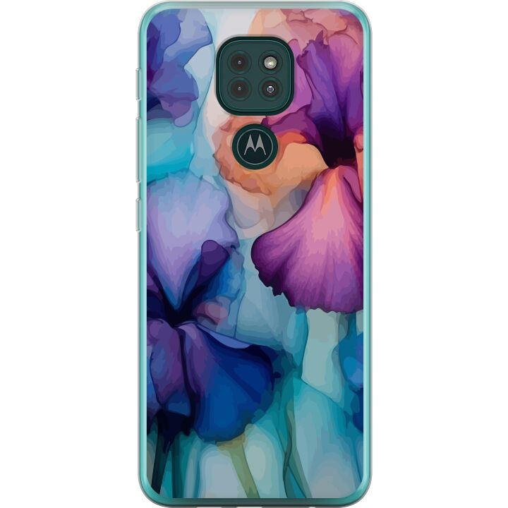 Mobile case for Motorola Moto G9 Play with Magical flowers design in the group SMARTPHONE & TABLETS / Phone cases / Motorola at TP E-commerce Nordic AB (A55613)