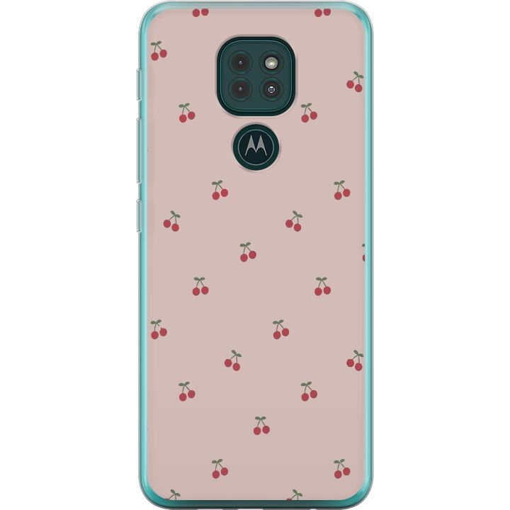 Mobile case for Motorola Moto G9 Play with Cherry design in the group SMARTPHONE & TABLETS / Phone cases / Motorola at TP E-commerce Nordic AB (A55617)