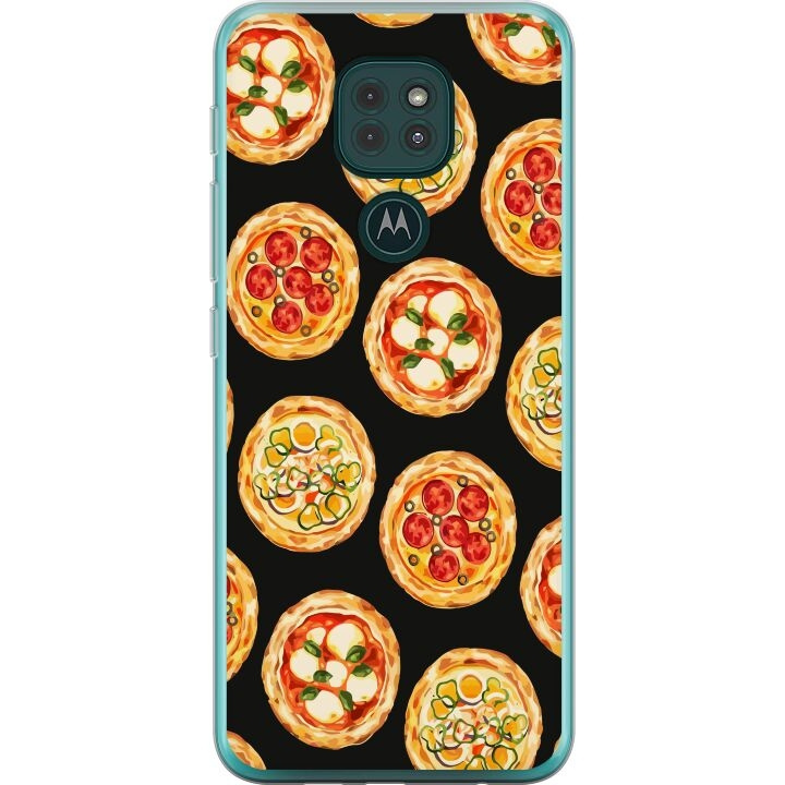 Mobile case for Motorola Moto G9 Play with Pizza design in the group SMARTPHONE & TABLETS / Phone cases / Motorola at TP E-commerce Nordic AB (A55623)