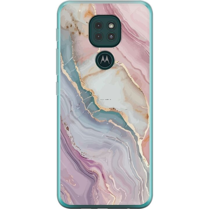 Mobile case for Motorola Moto G9 Play with Marble design in the group SMARTPHONE & TABLETS / Phone cases / Motorola at TP E-commerce Nordic AB (A55632)