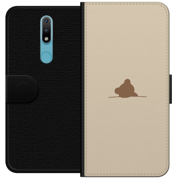 Wallet case for Nokia 2.4 with Nalle design in the group SMARTPHONE & TABLETS / Phone cases / Nokia/Microsoft at TP E-commerce Nordic AB (A55684)