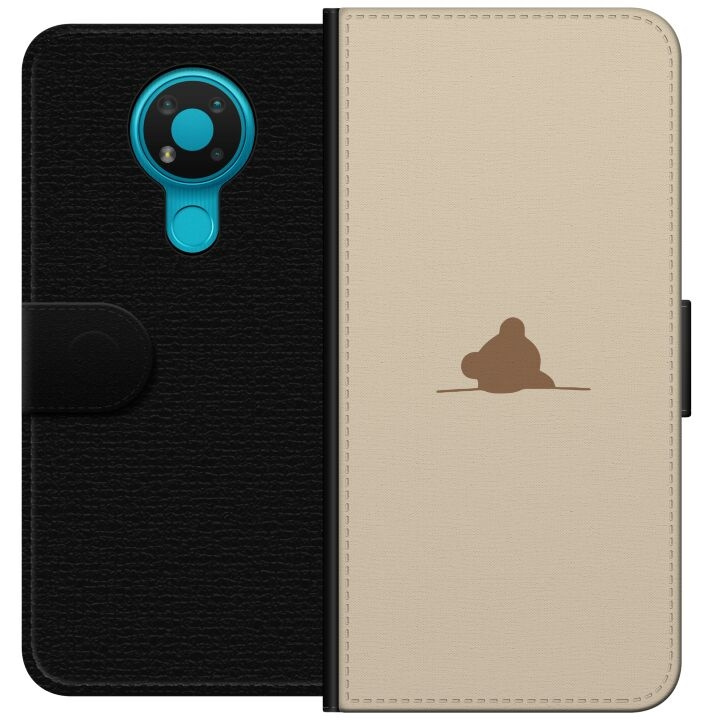 Wallet case for Nokia 3.4 with Nalle design in the group SMARTPHONE & TABLETS / Phone cases / Nokia/Microsoft at TP E-commerce Nordic AB (A55711)