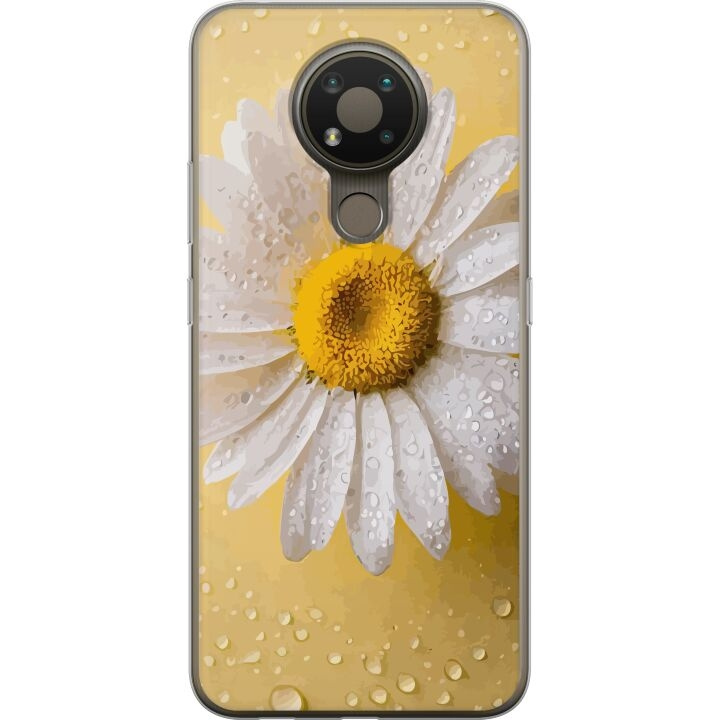 Mobile case for Nokia 3.4 with Porslinsblomma design in the group SMARTPHONE & TABLETS / Phone cases / Nokia/Microsoft at TP E-commerce Nordic AB (A55718)