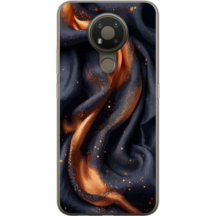 Mobile case for Nokia 3.4 with Fiery silk design in the group SMARTPHONE & TABLETS / Phone cases / Nokia/Microsoft at TP E-commerce Nordic AB (A55719)