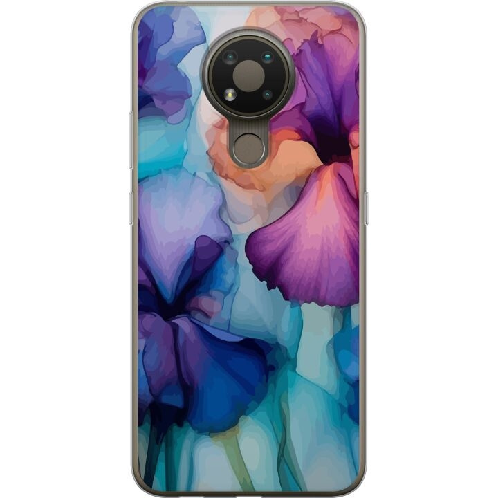 Mobile case for Nokia 3.4 with Magical flowers design in the group SMARTPHONE & TABLETS / Phone cases / Nokia/Microsoft at TP E-commerce Nordic AB (A55721)