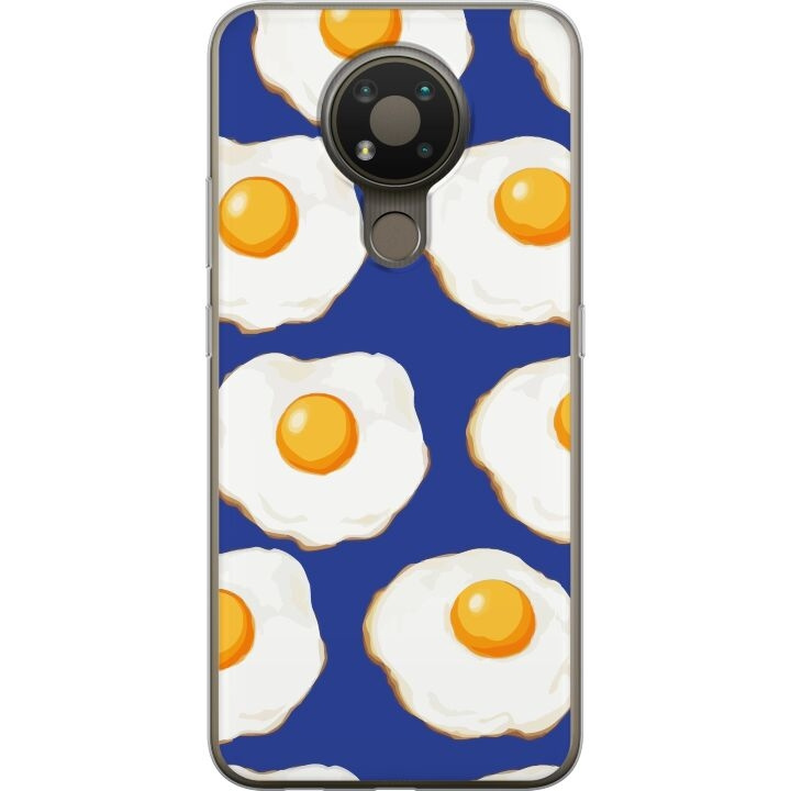 Mobile case for Nokia 3.4 with Fried eggs design in the group SMARTPHONE & TABLETS / Phone cases / Nokia/Microsoft at TP E-commerce Nordic AB (A55724)