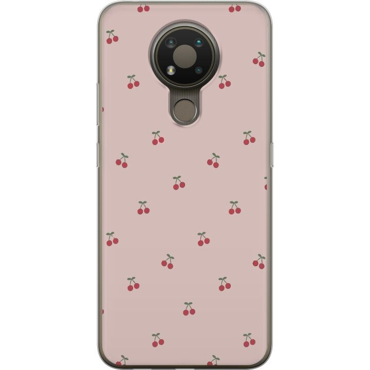 Mobile case for Nokia 3.4 with Cherry design in the group SMARTPHONE & TABLETS / Phone cases / Nokia/Microsoft at TP E-commerce Nordic AB (A55725)