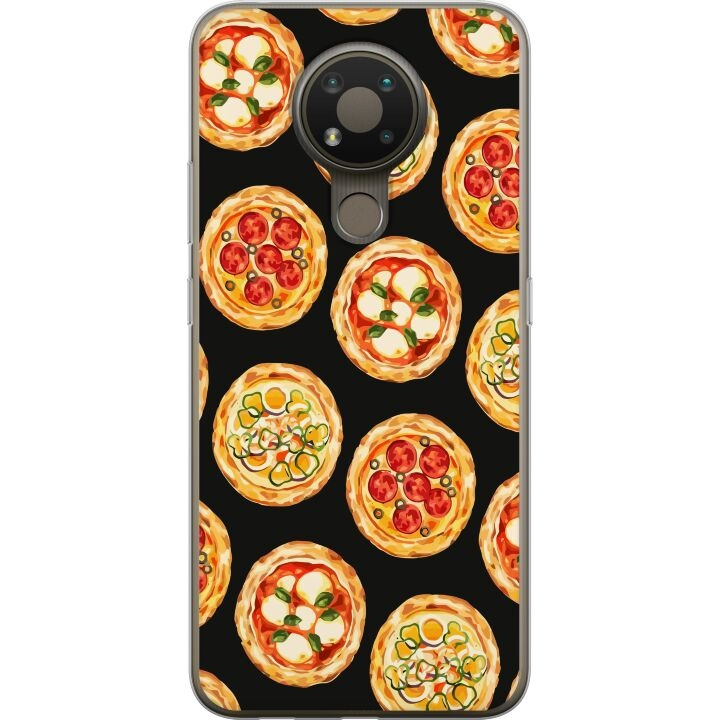 Mobile case for Nokia 3.4 with Pizza design in the group SMARTPHONE & TABLETS / Phone cases / Nokia/Microsoft at TP E-commerce Nordic AB (A55731)