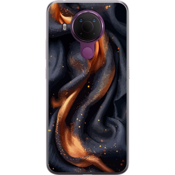 Mobile case for Nokia 5.4 with Fiery silk design in the group SMARTPHONE & TABLETS / Phone cases / Nokia/Microsoft at TP E-commerce Nordic AB (A55773)