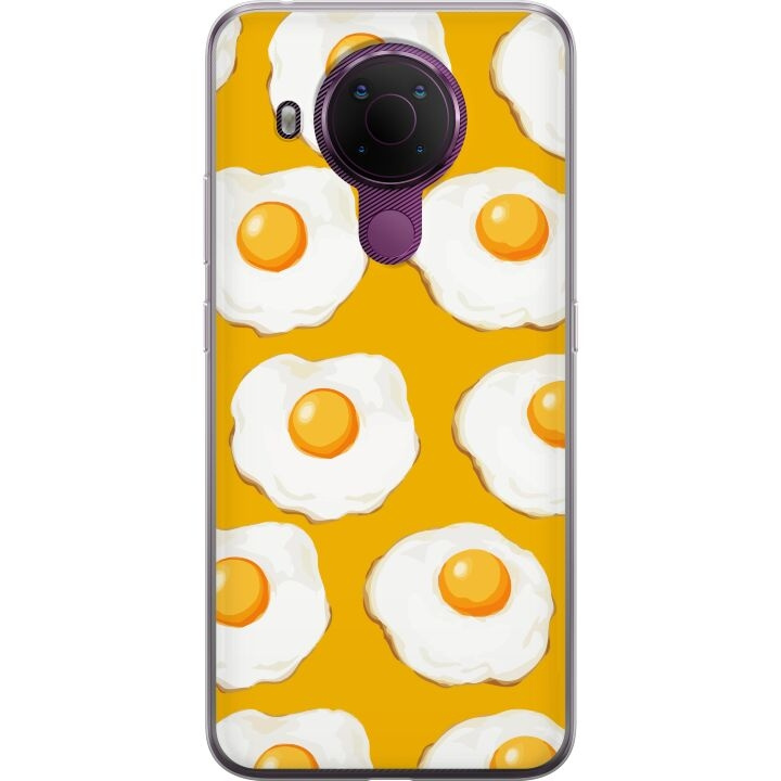 Mobile case for Nokia 5.4 with Fried egg design in the group SMARTPHONE & TABLETS / Phone cases / Nokia/Microsoft at TP E-commerce Nordic AB (A55774)