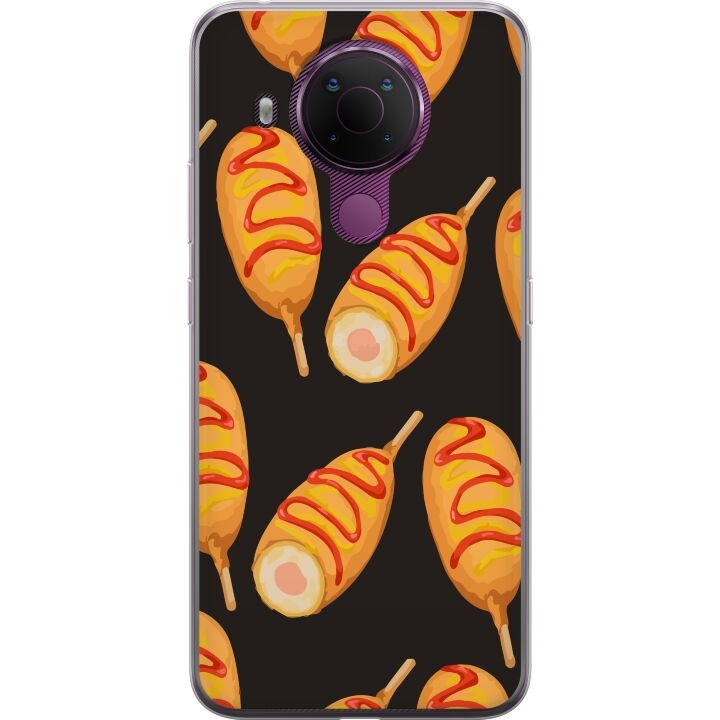 Mobile case for Nokia 5.4 with Chicken drumstick design in the group SMARTPHONE & TABLETS / Phone cases / Nokia/Microsoft at TP E-commerce Nordic AB (A55781)