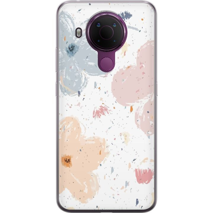 Mobile case for Nokia 5.4 with Flowers design in the group SMARTPHONE & TABLETS / Phone cases / Nokia/Microsoft at TP E-commerce Nordic AB (A55784)