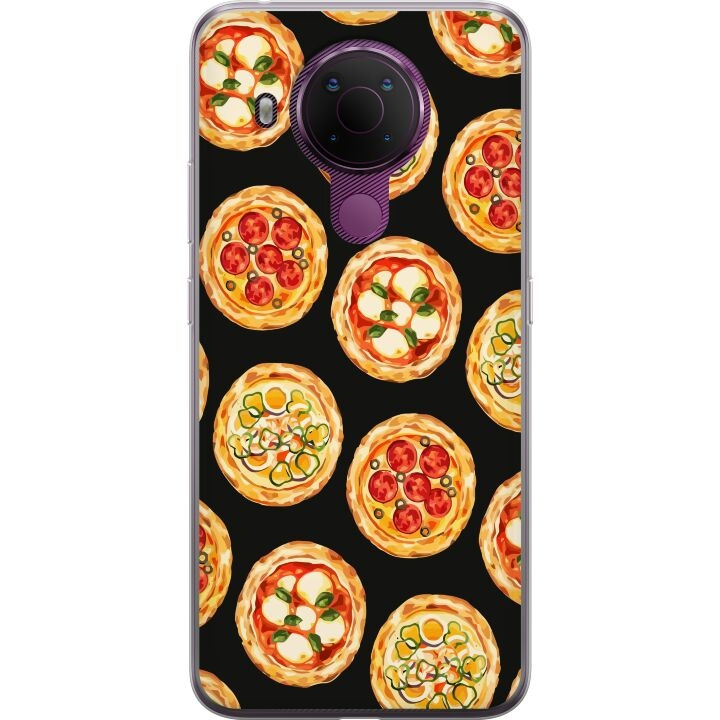 Mobile case for Nokia 5.4 with Pizza design in the group SMARTPHONE & TABLETS / Phone cases / Nokia/Microsoft at TP E-commerce Nordic AB (A55785)