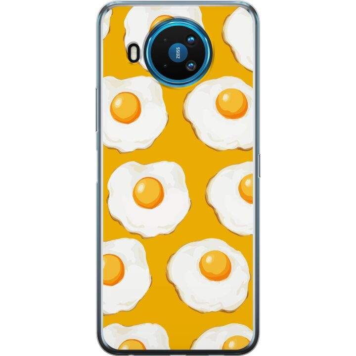 Mobile case for Nokia 8.3 5G with Fried egg design in the group SMARTPHONE & TABLETS / Phone cases / Nokia/Microsoft at TP E-commerce Nordic AB (A55801)