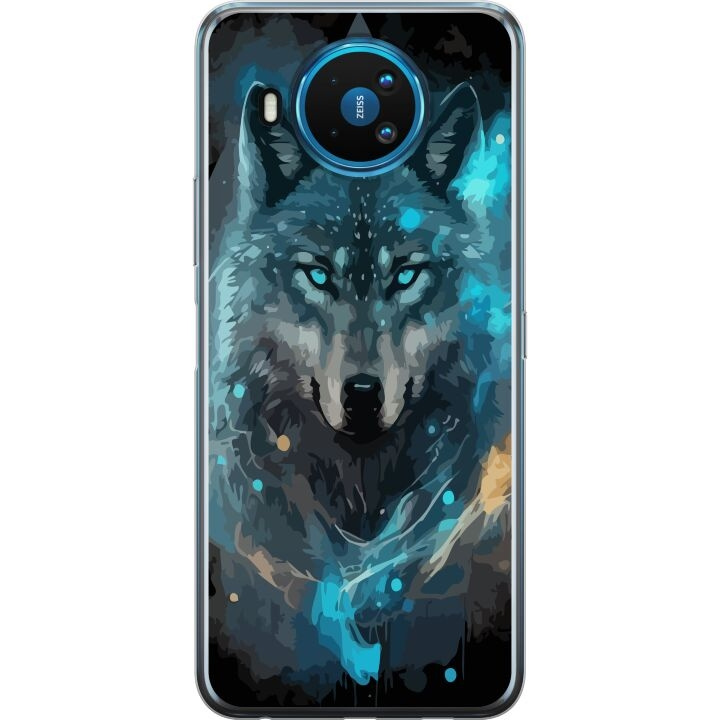 Mobile case for Nokia 8.3 5G with Wolf design in the group SMARTPHONE & TABLETS / Phone cases / Nokia/Microsoft at TP E-commerce Nordic AB (A55804)