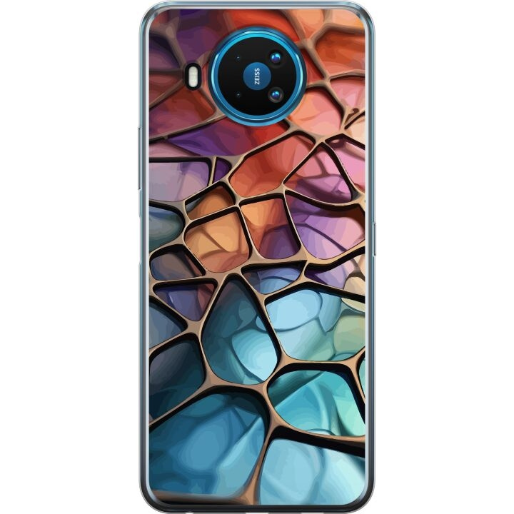 Mobile case for Nokia 8.3 5G with Metallic pattern design in the group SMARTPHONE & TABLETS / Phone cases / Nokia/Microsoft at TP E-commerce Nordic AB (A55809)