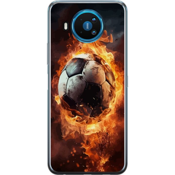 Mobile case for Nokia 8.3 5G with Football design in the group SMARTPHONE & TABLETS / Phone cases / Nokia/Microsoft at TP E-commerce Nordic AB (A55820)