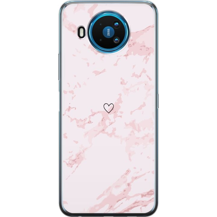 Mobile case for Nokia 8.3 5G with Pink Heart design in the group SMARTPHONE & TABLETS / Phone cases / Nokia/Microsoft at TP E-commerce Nordic AB (A55822)