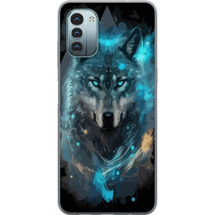 Mobile case for Nokia G11 with Wolf design in the group SMARTPHONE & TABLETS / Phone cases / Nokia/Microsoft at TP E-commerce Nordic AB (A55912)