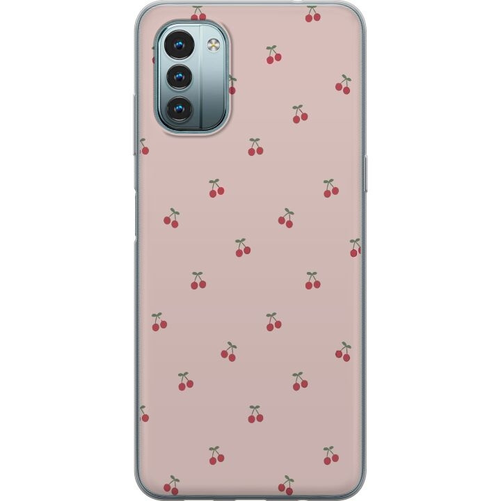 Mobile case for Nokia G11 with Cherry design in the group SMARTPHONE & TABLETS / Phone cases / Nokia/Microsoft at TP E-commerce Nordic AB (A55914)