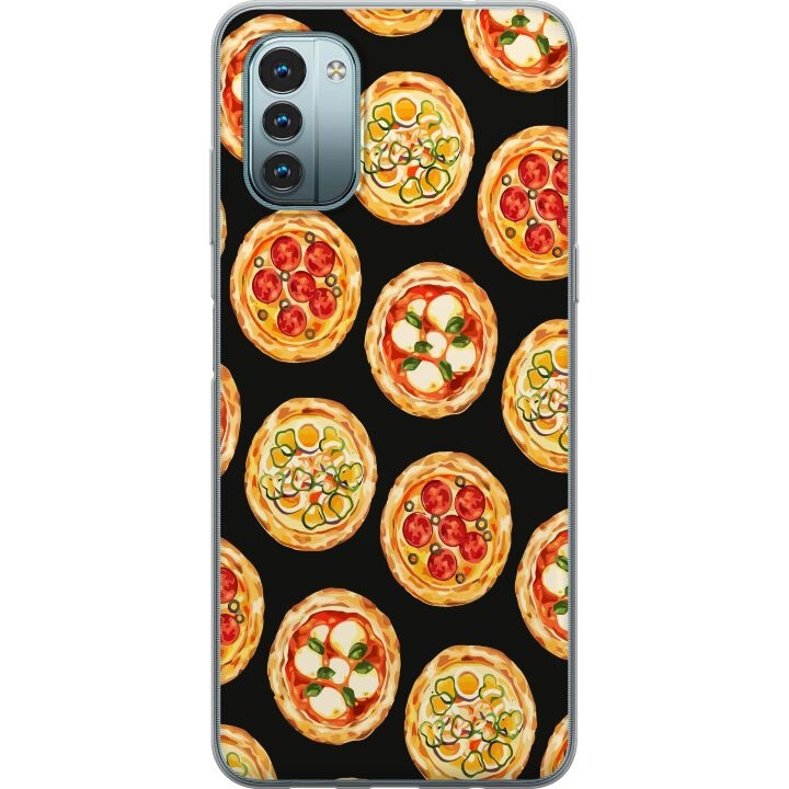 Mobile case for Nokia G11 with Pizza design in the group SMARTPHONE & TABLETS / Phone cases / Nokia/Microsoft at TP E-commerce Nordic AB (A55920)