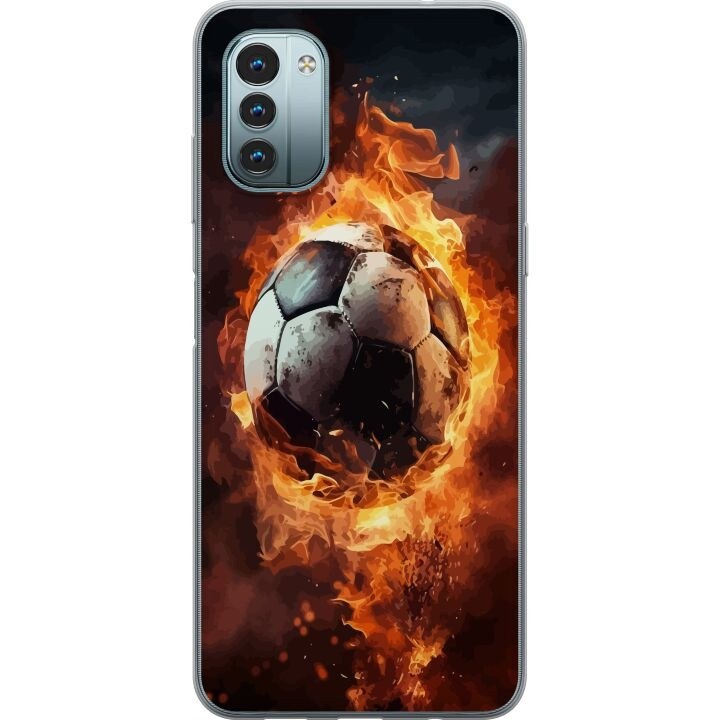 Mobile case for Nokia G11 with Football design in the group SMARTPHONE & TABLETS / Phone cases / Nokia/Microsoft at TP E-commerce Nordic AB (A55928)