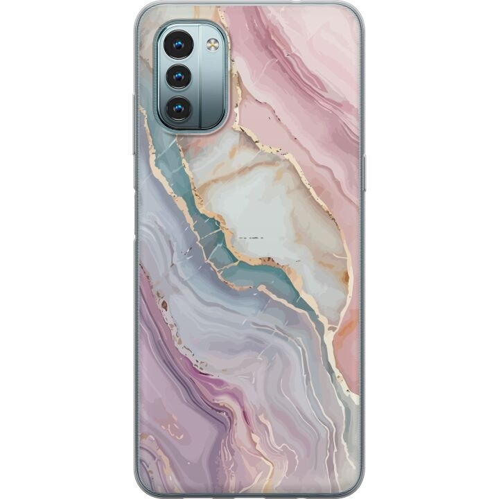 Mobile case for Nokia G11 with Marble design in the group SMARTPHONE & TABLETS / Phone cases / Nokia/Microsoft at TP E-commerce Nordic AB (A55929)