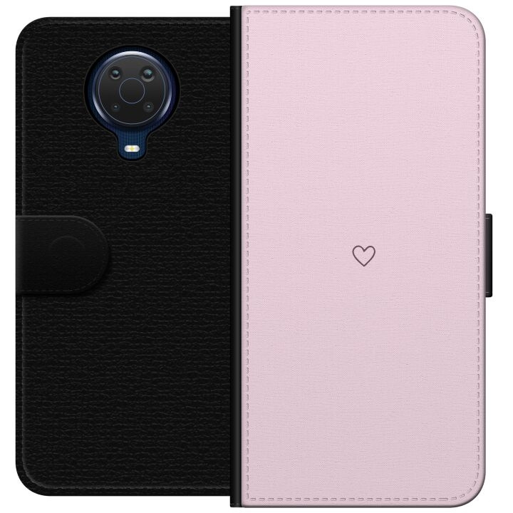 Wallet case for Nokia G20 with Heart design in the group SMARTPHONE & TABLETS / Phone cases / Nokia/Microsoft at TP E-commerce Nordic AB (A55953)