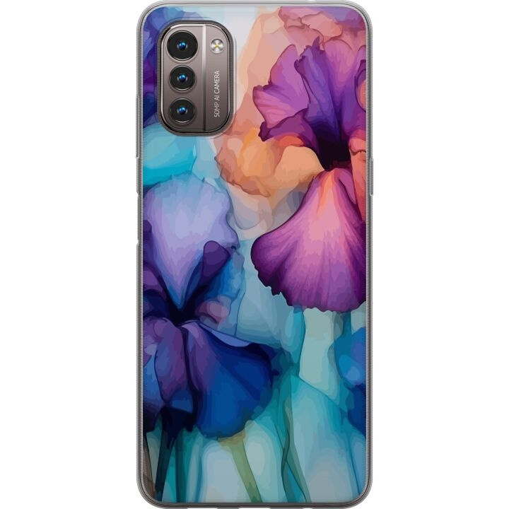 Mobile case for Nokia G21 with Magical flowers design in the group SMARTPHONE & TABLETS / Phone cases / Nokia/Microsoft at TP E-commerce Nordic AB (A55991)