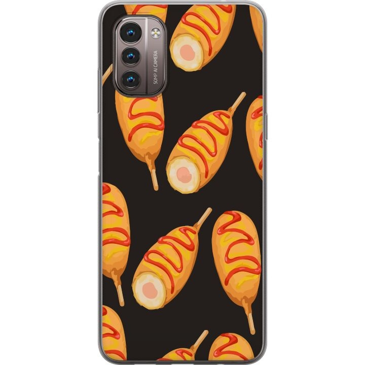 Mobile case for Nokia G21 with Chicken drumstick design in the group SMARTPHONE & TABLETS / Phone cases / Nokia/Microsoft at TP E-commerce Nordic AB (A55997)