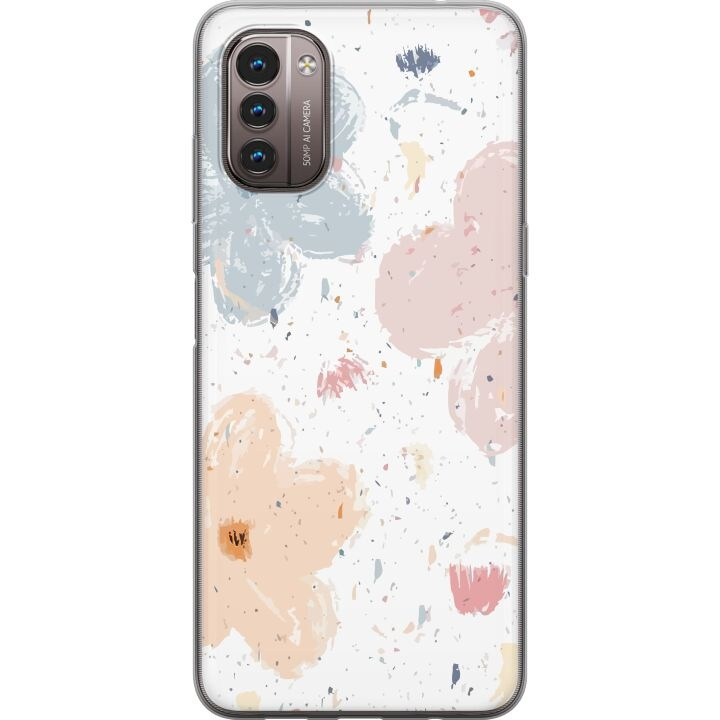 Mobile case for Nokia G21 with Flowers design in the group SMARTPHONE & TABLETS / Phone cases / Nokia/Microsoft at TP E-commerce Nordic AB (A56000)