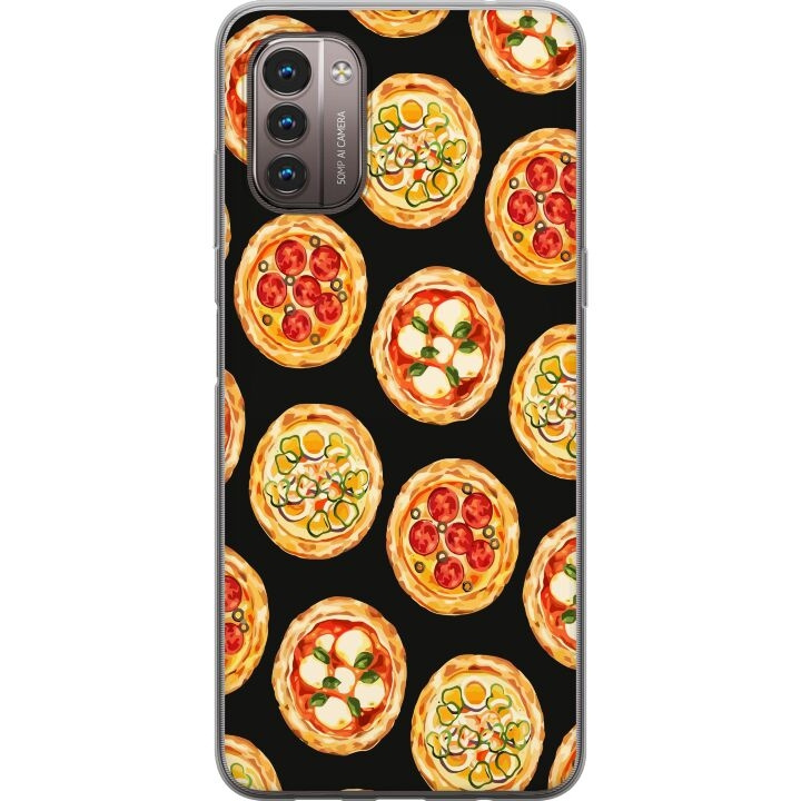 Mobile case for Nokia G21 with Pizza design in the group SMARTPHONE & TABLETS / Phone cases / Nokia/Microsoft at TP E-commerce Nordic AB (A56001)