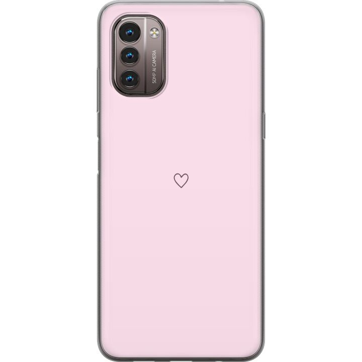 Mobile case for Nokia G21 with Heart design in the group SMARTPHONE & TABLETS / Phone cases / Nokia/Microsoft at TP E-commerce Nordic AB (A56007)