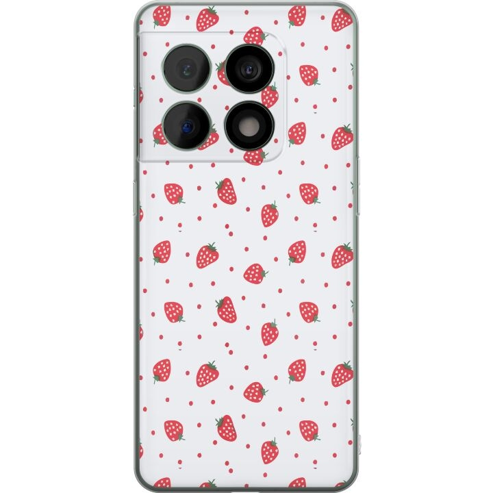 Mobile case for OnePlus 10 Pro with Strawberries design in the group SMARTPHONE & TABLETS / Phone cases / OnePlus at TP E-commerce Nordic AB (A56356)