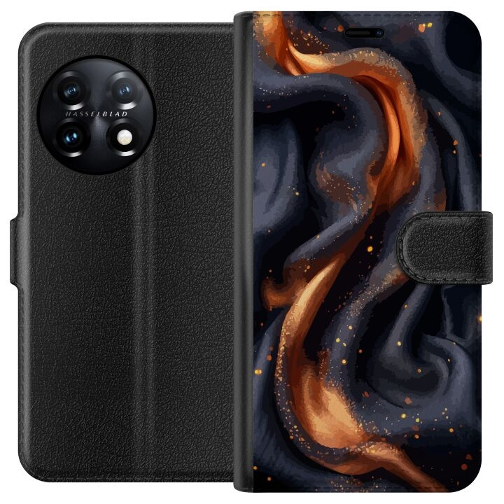 Wallet case for OnePlus 11 with Fiery silk design in the group SMARTPHONE & TABLETS / Phone cases / OnePlus at TP E-commerce Nordic AB (A56394)