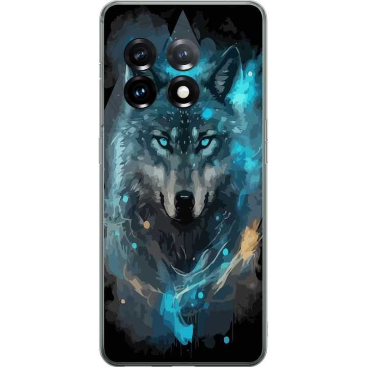 Mobile case for OnePlus 11 with Wolf design in the group SMARTPHONE & TABLETS / Phone cases / OnePlus at TP E-commerce Nordic AB (A56425)